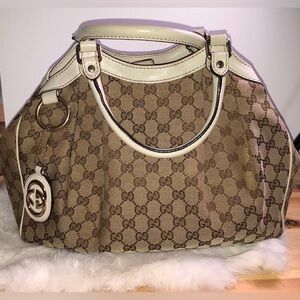 Gucci Sukey Tote Logo Purse